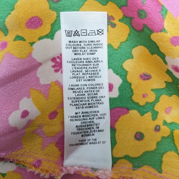 Asos floral long sleeves a-line dress - Picture 13 of 13